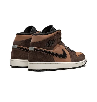 Кросівки чоловічі Air Jordan 1 Mid Se Brown DC7294-200