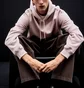Худи мужское H&M Loose Fit Pink 0970819108