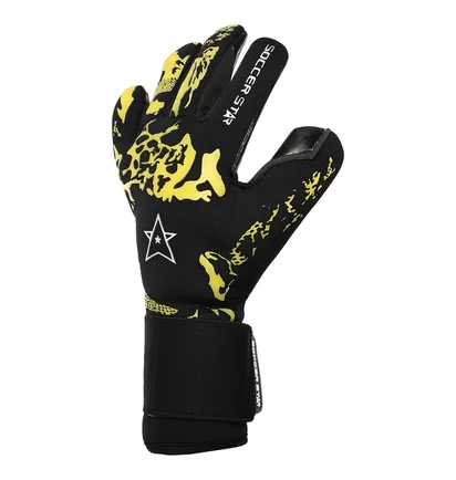 Рукавиці воротарські унісекс Soccer star Black VL-5999