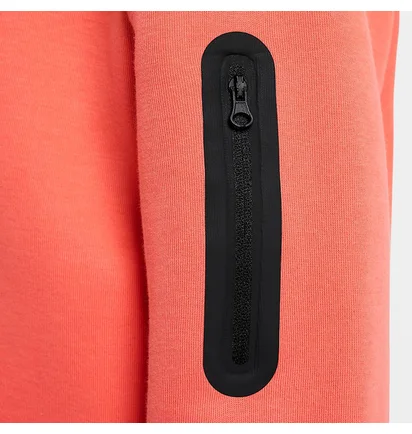 Толстовка детская Nike Tech Fleece Hd Fz Ls Peach HV8695-814