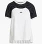 Футболка женская Adidas Cali Tee Black/White JZ6784