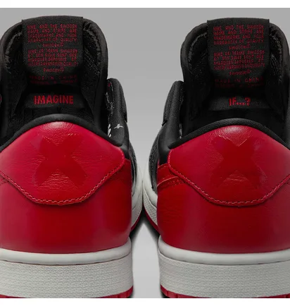 Кроссовки мужские Air Jordan 1 Retro Low Og Banned 2026 Black/Red IW6276-001