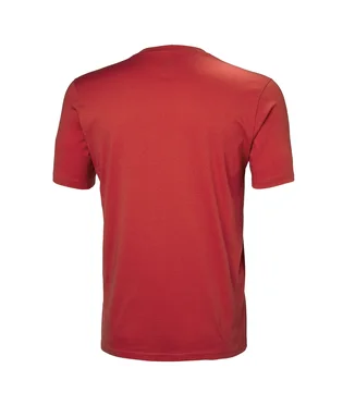 Футболка мужская Helly Hansen Logo T-Shirt Red 33979-163