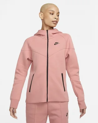 Толстовка жіноча Nike Sportswear Tech Fleece Windrunner WomenS Full-Zip Hoodie Pink FB8338-618