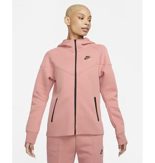 Женская толстовка Nike Sportswear Tech Fleece Windrunner WomenS Full-Zip Hoodie Pink FB8338-618