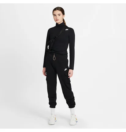 Спортивный костюм женский Nike Nsw Po Flc Uu Black DD3605-010__DD3607-010
