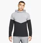 Худи мужское Nike Mens Running Hoodie Black/Grey DM4638-010