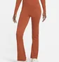 Штаны женские Nike Sportswear Chill Knit Tight High-Waisted Sweater Flared Pants Orange FN4685-825