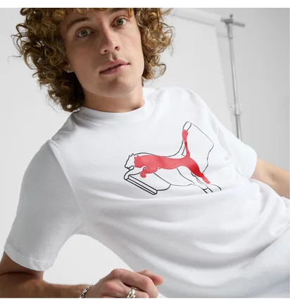 Футболка мужская Puma Ess+ Logo Lab Tee White 684387-02