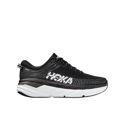 Кроссовки мужские Hoka One Bondi 7 Black 1110518-BWHT
