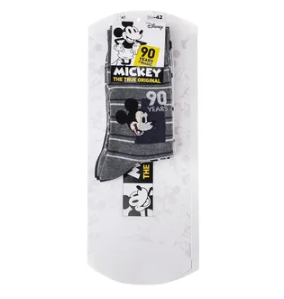Шкарпетки дитячі Disney Mickey 90 Years Of Imagination/Tete Mickey + 90 An Blue/Grey (3 пари) 93154162-2