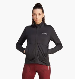 Олімпійка жіноча Adidas Terrex Multi Light Fleece Full-Zip Jacket Black IB1814