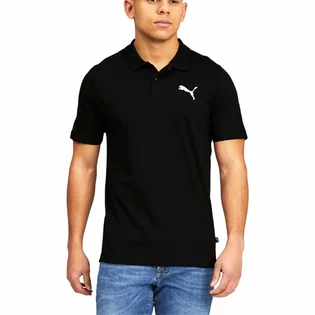 Поло мужское Puma Essentials Short Sleeve Polo Shirt Black 588509-01