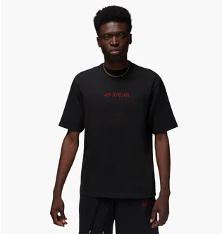 Футболка чоловіча Air Jordan Wordmark Mens T-Shirt. Black Dv6465-010