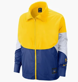 Куртка жіноча Nike Performance Nba Golden State Warriors Blue/Yellow AV0641-728