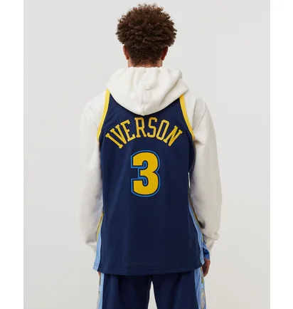 Майка чоловіча Mitchell & Ness Nba Swingman Jersey Denver Nuggets 2006-2007 Allen Iverson Blue Smjy4205-Dnu06Aivasbl