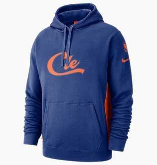 Худи мужское Nike Cleveland Cavaliers MenS Nba Hoodie Blue/Orange AJ2841-495
