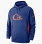 Худи мужское Nike Cleveland Cavaliers MenS Nba Hoodie Blue/Orange AJ2841-495