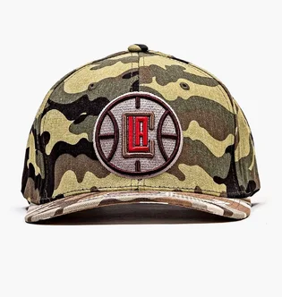 Кепка унісекс Mitchell & Ness Nba Los Angeles Clippers Woodland Desert Stretch Snapback Camo/Green 6HSSMM19494-LACCMWD