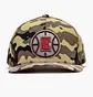 Кепка унисекс Mitchell & Ness Nba Los Angeles Clippers Woodland Desert Stretch Snapback Camo/Green 6HSSMM19494-LACCMWD