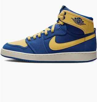 Кросівки чоловічі Air Jordan 1 Ko Shoes Blue/Yellow DO5047-407