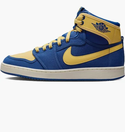 Кросівки чоловічі Air Jordan 1 Ko Shoes Blue/Yellow DO5047-407