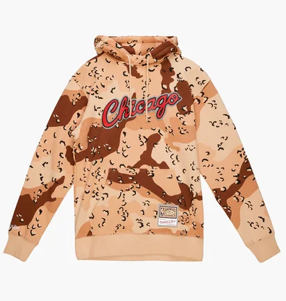Худи мужское MITCHELL & NESS Nba Camo Reflective Hoodie Chicago Bulls Camo FPHD1114-CBUYYPPPCAMO