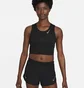 Топ женский Nike W Nk Df Race Crop Black DD5921-010