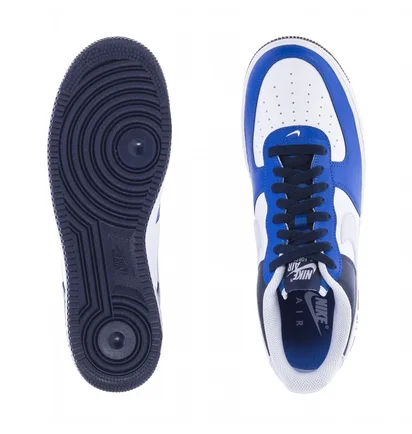 Кроссовки мужские Nike Air Force 1 Low 07 Lv8 White/Blue FQ8825-100
