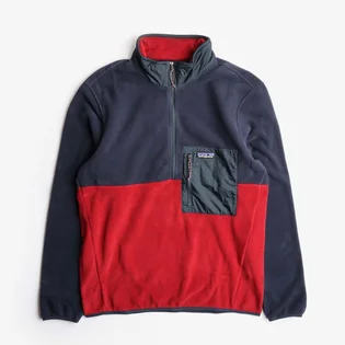 Куртка мужская Patagonia Microdini Half Zip Pullover Blue/Red 26200