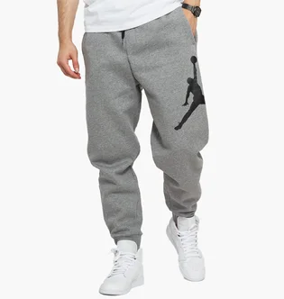 Штаны мужские Air Jordan Jumpman Logo Flc Pant Grey Bq8646-091