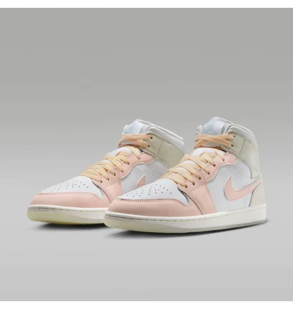 Кроссовки мужские Air Jordan 1 Mid Se White HJ6654-100