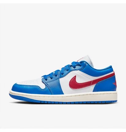 Кросівки жіночі Air Jordan Air 1 Low White/Blue DC0774-416