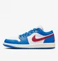 Кросівки жіночі Air Jordan Air 1 Low White/Blue DC0774-416