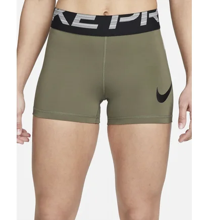 Шорты женские Nike W Np Df Grx Short 3 Green Dm7687-222