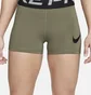 Шорты женские Nike W Np Df Grx Short 3 Green Dm7687-222