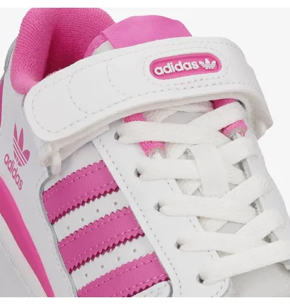 Кроссовки детские Adidas Forum Low J White/Pink FY7967
