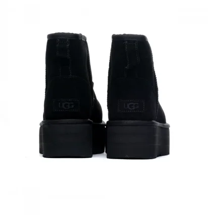 Угги женские UGG Classic Mini Platform Black 1134991-BLK