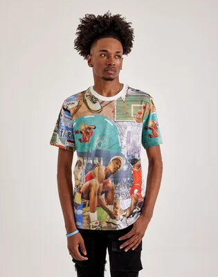 Футболка мужская Air Jordan Flight Essentials Allover Print Tee Multi FZ1923-100