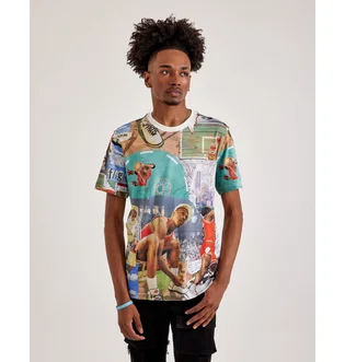 Футболка мужская Air Jordan Flight Essentials Allover Print Tee Multi FZ1923-100