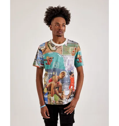 Футболка мужская Air Jordan Flight Essentials Allover Print Tee Multi FZ1923-100