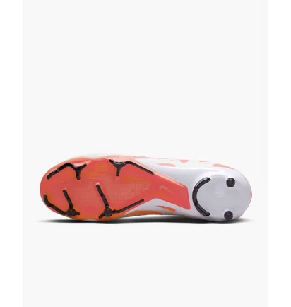 Бутсы унисекс Nike Mercurial Superfly 9 Academy Multi-Ground Soccer Cleats White/Orange DJ5625-600