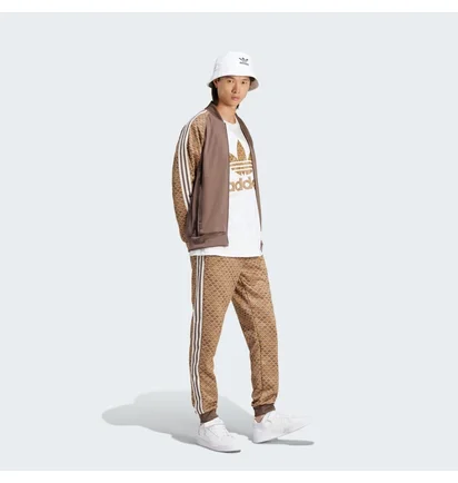 Олимпийка мужская Adidas Sstr Classic Mono Track Top Brown IS0255