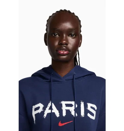 Худи женское Nike Psg Wnsw Phnx Flc Os Po Hdy Gx Blue FQ3253-410