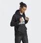 Худи мужское Adidas Essentials French Terry Big Logo Hoodie Black Ic9363