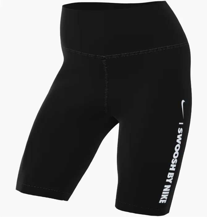Шорты женские Nike W One Df Hr Shrt Gls Black FZ4873-010