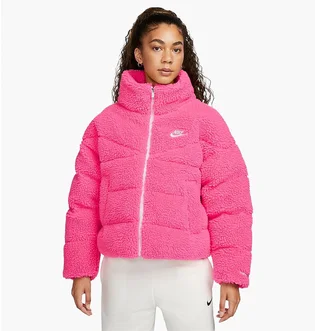 Куртка женская Nike Sportswear Therma-Fit City Series Sherpa Down Puffer Jacket Pink Dq6869-639