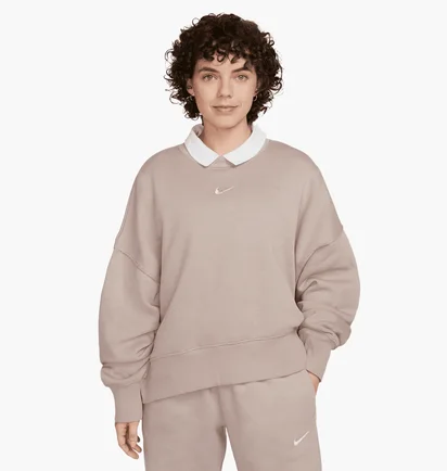 Світшот жіночий Nike Polar Sportswear Phoenix Beige Dq5761-272