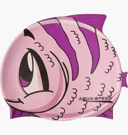 Шапочка для плавання дитяча Aqua Speed Zoo Fish Pink 115-FISH