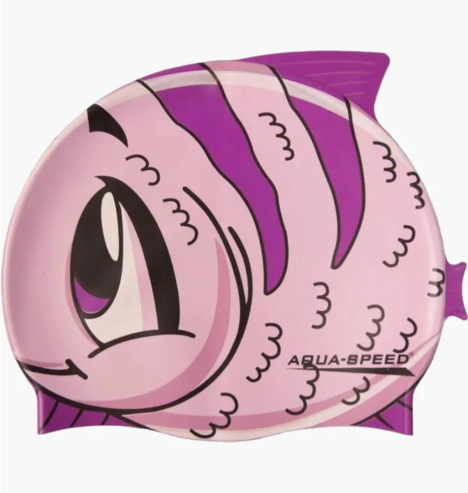 Шапочка для плавання дитяча Aqua Speed Zoo Fish Pink 115-FISH